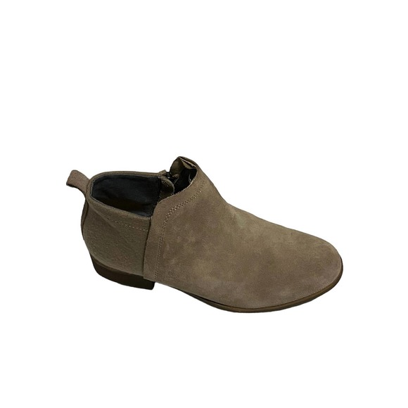 Toms Women's Deia Suede Bootie Desert Taupe, 8 - Picture 3 of 5